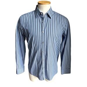 Boss Hugo Boss buttondown striped dress shirt size XL